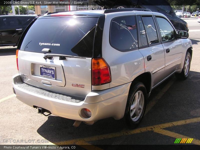 Silver Mist Metallic / Ebony 2008 GMC Envoy SLE 4x4