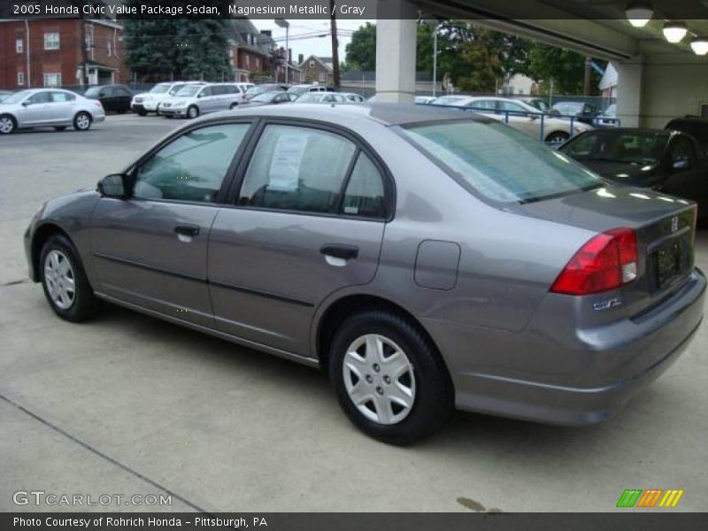 Magnesium Metallic / Gray 2005 Honda Civic Value Package Sedan