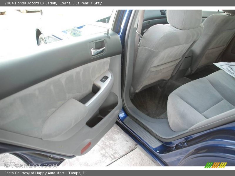 Eternal Blue Pearl / Gray 2004 Honda Accord EX Sedan