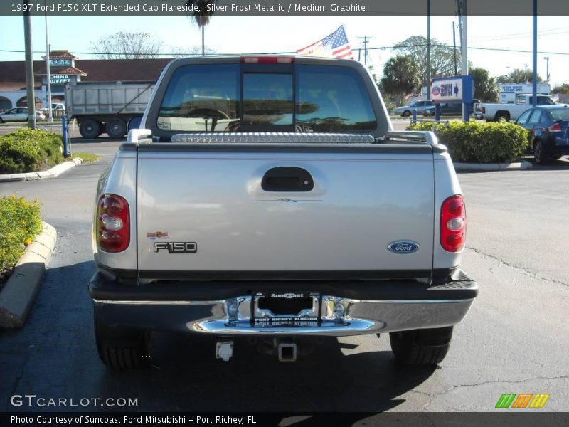 Silver Frost Metallic / Medium Graphite 1997 Ford F150 XLT Extended Cab Flareside