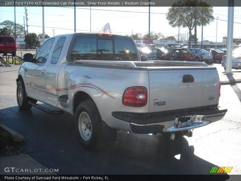 Silver Frost Metallic / Medium Graphite 1997 Ford F150 XLT Extended Cab Flareside