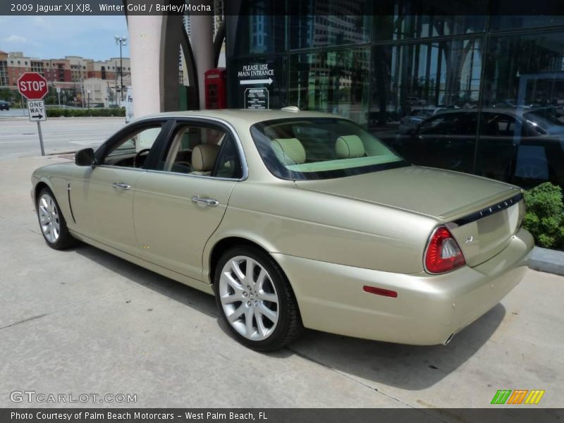 Winter Gold / Barley/Mocha 2009 Jaguar XJ XJ8