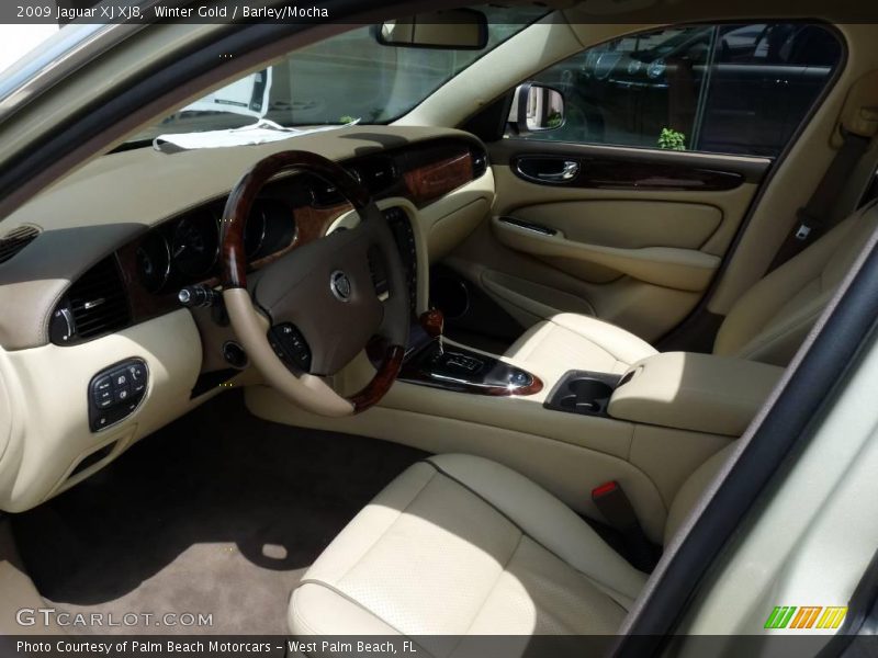 Winter Gold / Barley/Mocha 2009 Jaguar XJ XJ8