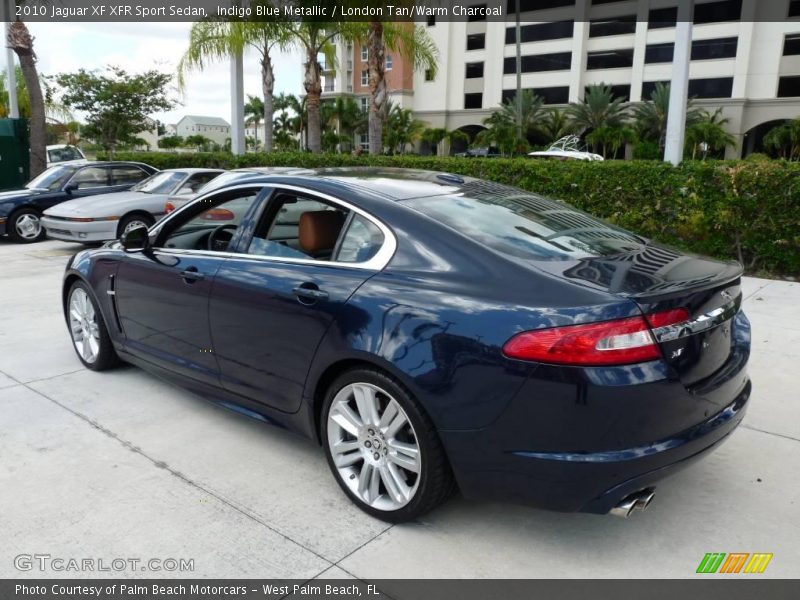 Indigo Blue Metallic / London Tan/Warm Charcoal 2010 Jaguar XF XFR Sport Sedan