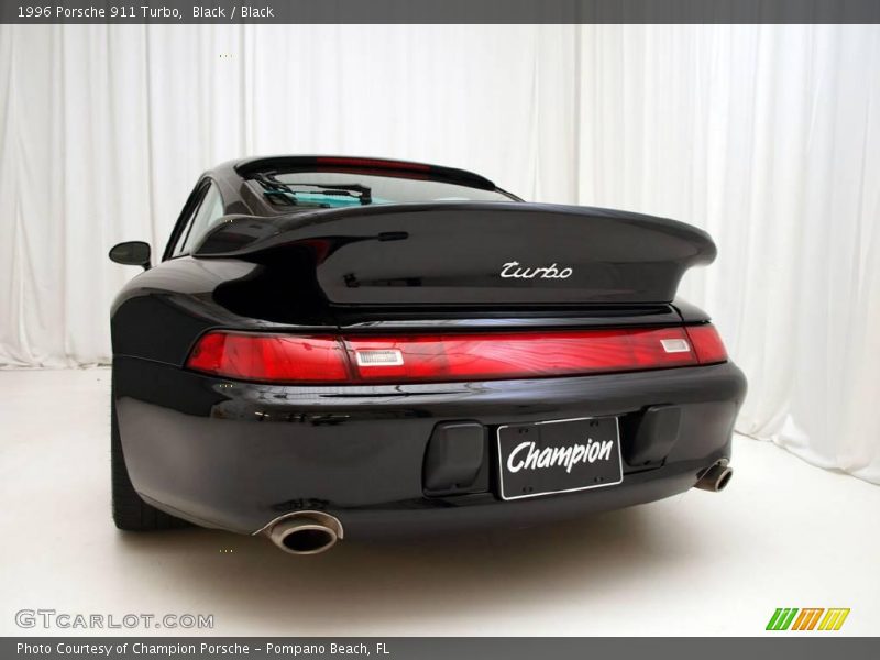 Black / Black 1996 Porsche 911 Turbo