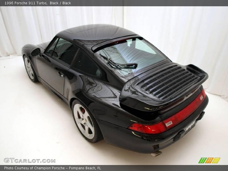 Black / Black 1996 Porsche 911 Turbo