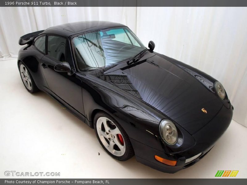 Black / Black 1996 Porsche 911 Turbo