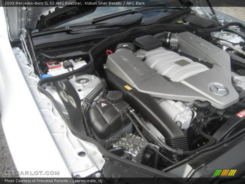 Iridium Silver Metallic / AMG Black 2009 Mercedes-Benz SL 63 AMG Roadster