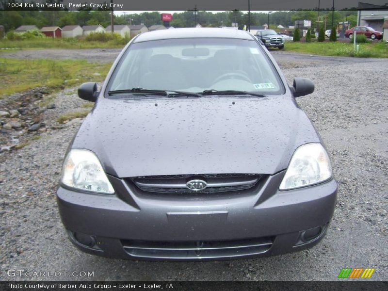 Pewter Gray / Gray 2004 Kia Rio Sedan