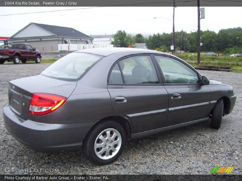 Pewter Gray / Gray 2004 Kia Rio Sedan