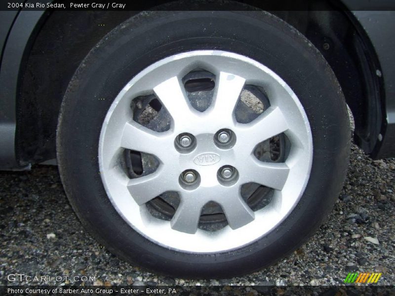 Pewter Gray / Gray 2004 Kia Rio Sedan