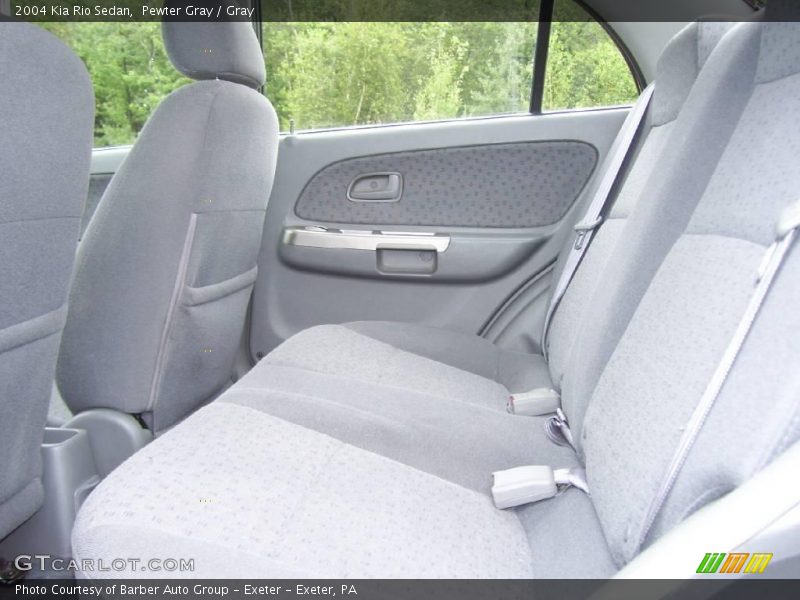 Pewter Gray / Gray 2004 Kia Rio Sedan