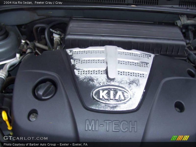 Pewter Gray / Gray 2004 Kia Rio Sedan