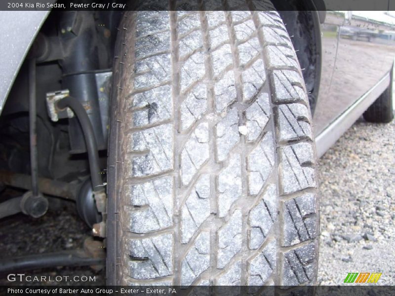Pewter Gray / Gray 2004 Kia Rio Sedan