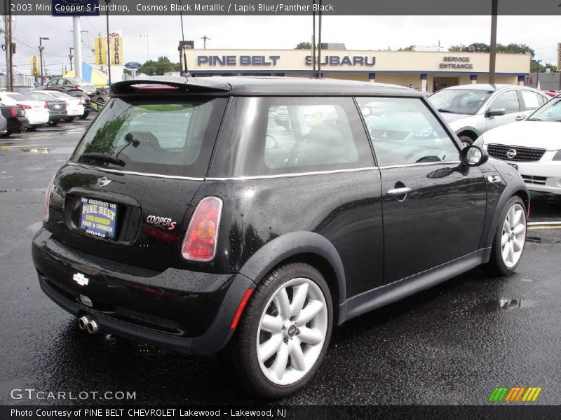 Cosmos Black Metallic / Lapis Blue/Panther Black 2003 Mini Cooper S Hardtop