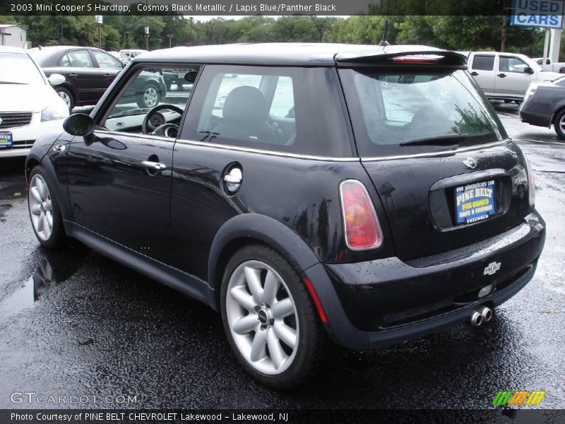 Cosmos Black Metallic / Lapis Blue/Panther Black 2003 Mini Cooper S Hardtop