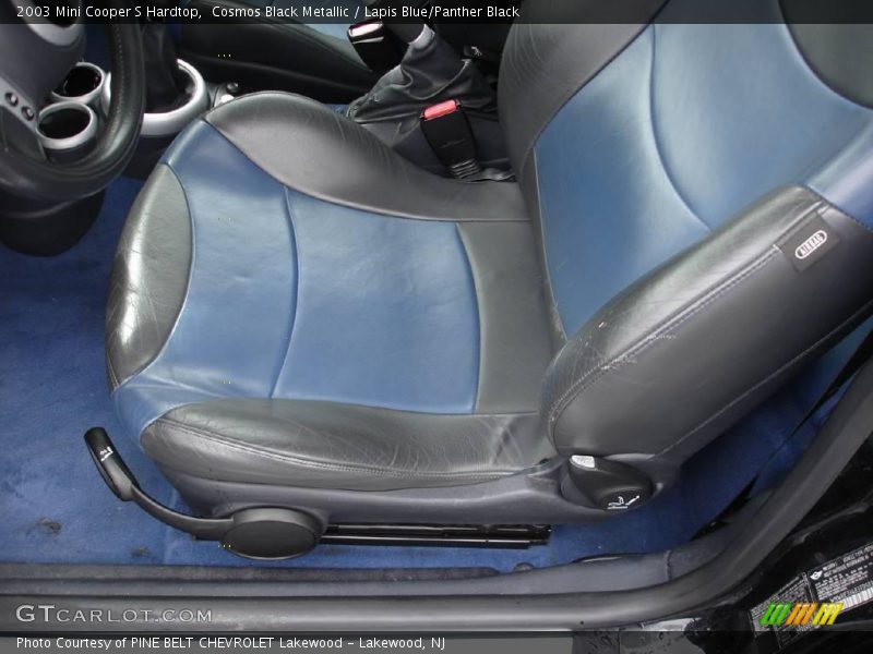 Cosmos Black Metallic / Lapis Blue/Panther Black 2003 Mini Cooper S Hardtop