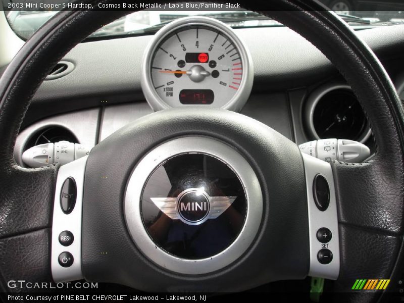 Cosmos Black Metallic / Lapis Blue/Panther Black 2003 Mini Cooper S Hardtop