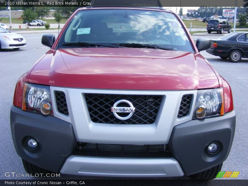Red Brick Metallic / Gray 2010 Nissan Xterra S