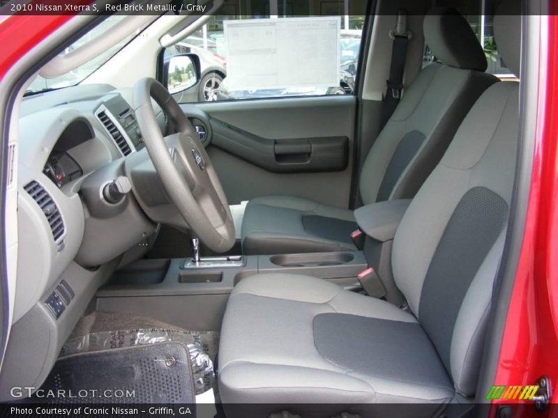Red Brick Metallic / Gray 2010 Nissan Xterra S