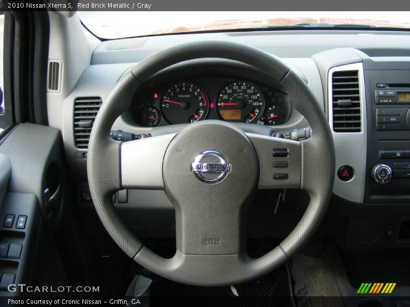 Red Brick Metallic / Gray 2010 Nissan Xterra S