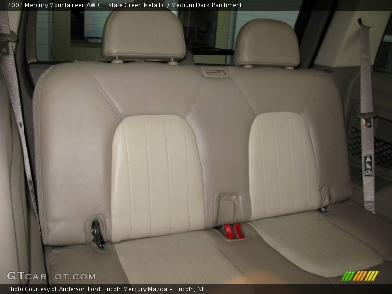 Estate Green Metallic / Medium Dark Parchment 2002 Mercury Mountaineer AWD