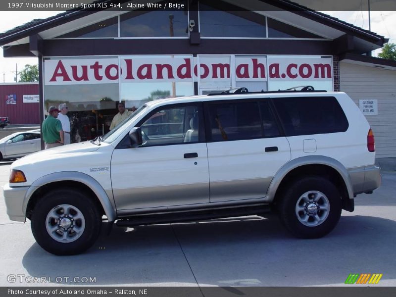 Alpine White / Beige 1997 Mitsubishi Montero Sport XLS 4x4