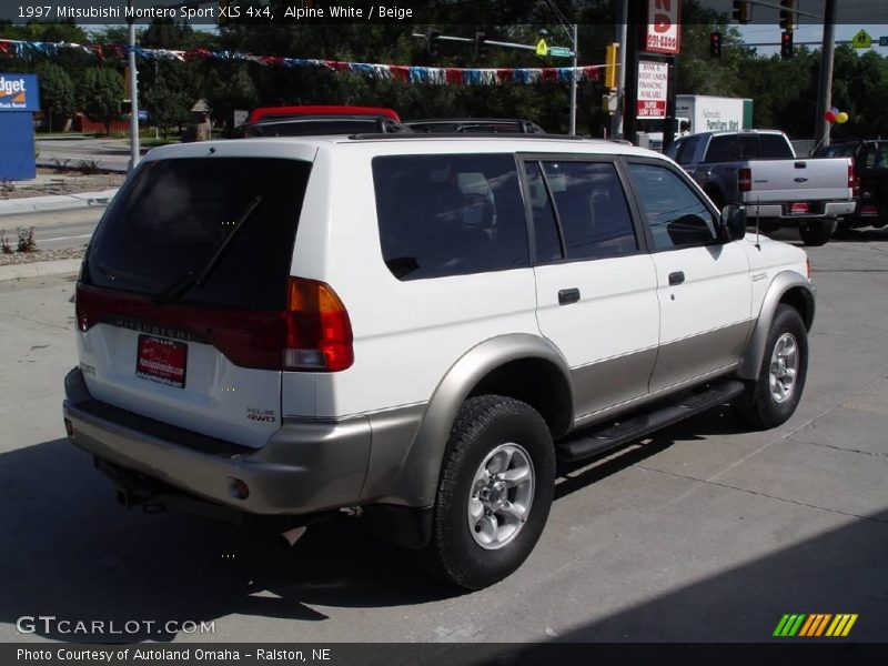 Alpine White / Beige 1997 Mitsubishi Montero Sport XLS 4x4