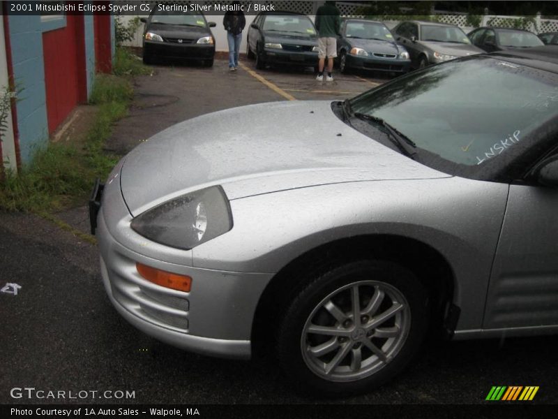 Sterling Silver Metallic / Black 2001 Mitsubishi Eclipse Spyder GS