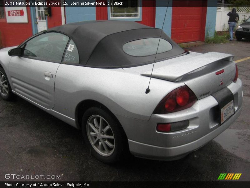 Sterling Silver Metallic / Black 2001 Mitsubishi Eclipse Spyder GS