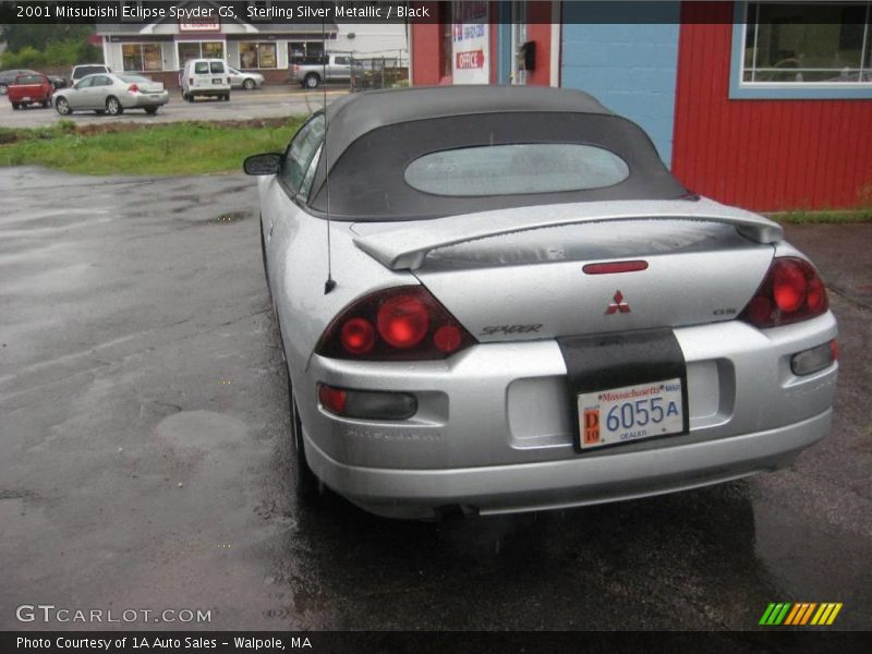Sterling Silver Metallic / Black 2001 Mitsubishi Eclipse Spyder GS