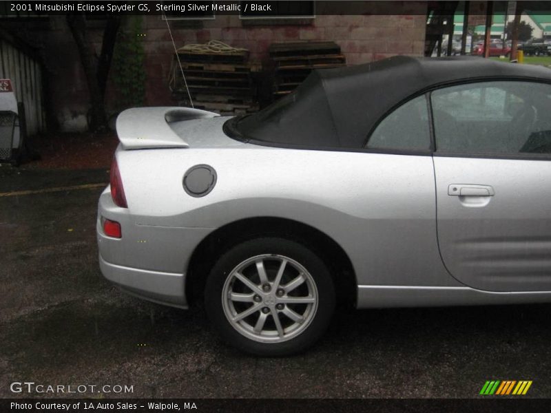 Sterling Silver Metallic / Black 2001 Mitsubishi Eclipse Spyder GS