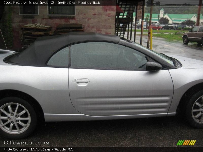 Sterling Silver Metallic / Black 2001 Mitsubishi Eclipse Spyder GS