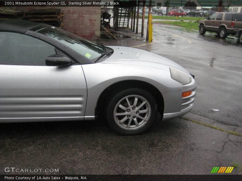 Sterling Silver Metallic / Black 2001 Mitsubishi Eclipse Spyder GS