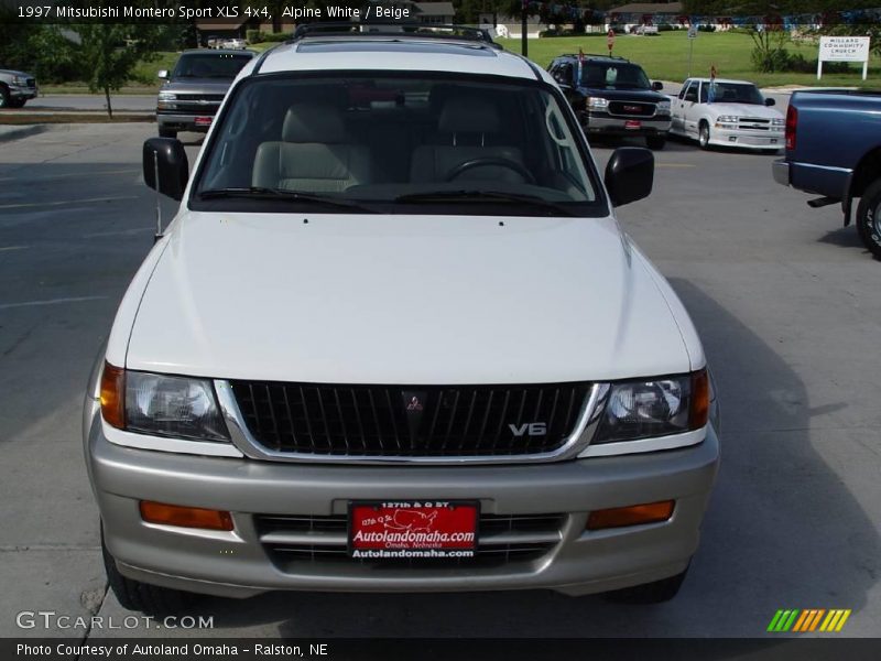 Alpine White / Beige 1997 Mitsubishi Montero Sport XLS 4x4