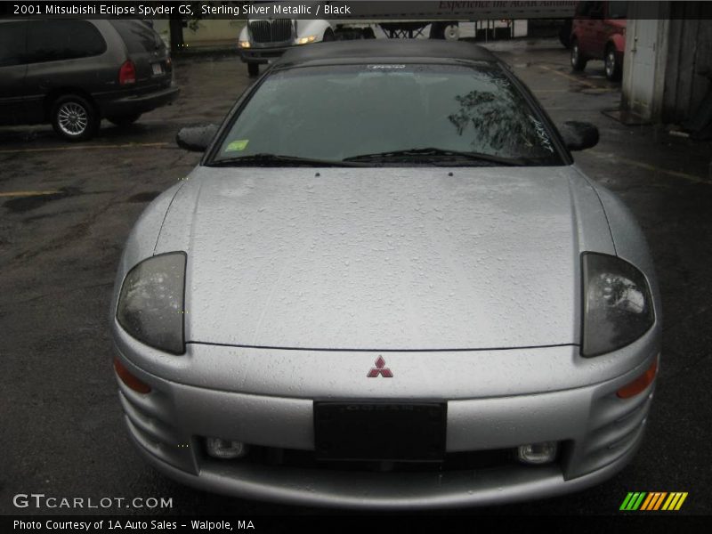 Sterling Silver Metallic / Black 2001 Mitsubishi Eclipse Spyder GS
