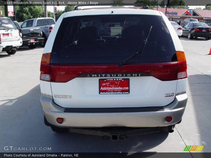 Alpine White / Beige 1997 Mitsubishi Montero Sport XLS 4x4