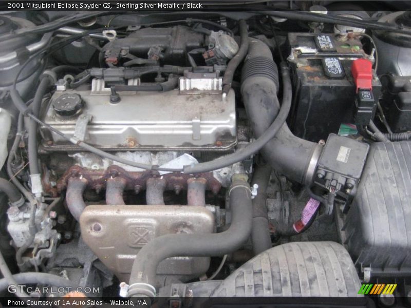 Sterling Silver Metallic / Black 2001 Mitsubishi Eclipse Spyder GS