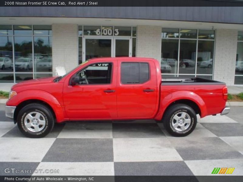 Red Alert / Steel 2008 Nissan Frontier SE Crew Cab