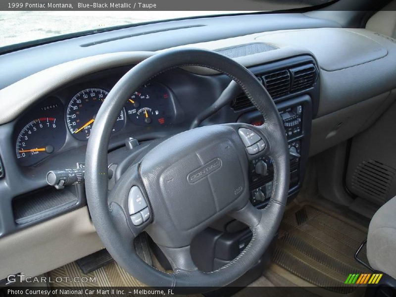 Blue-Black Metallic / Taupe 1999 Pontiac Montana