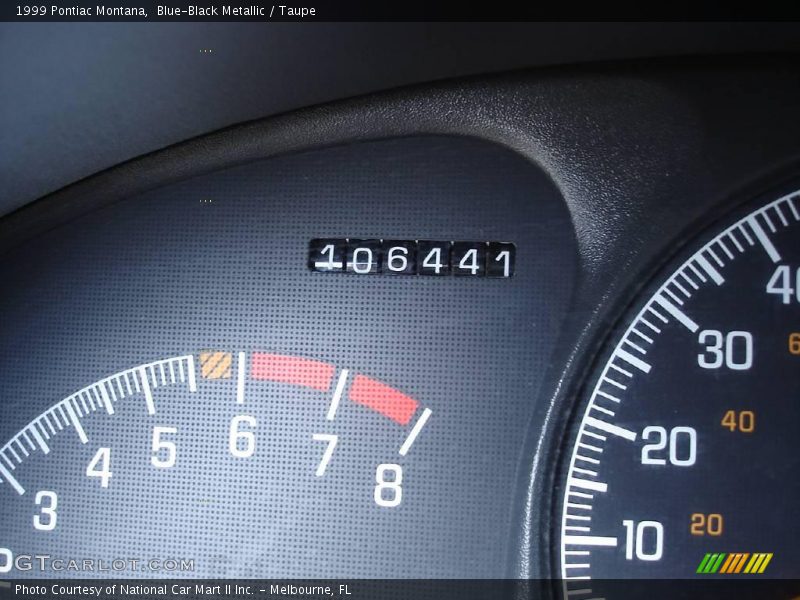 Blue-Black Metallic / Taupe 1999 Pontiac Montana