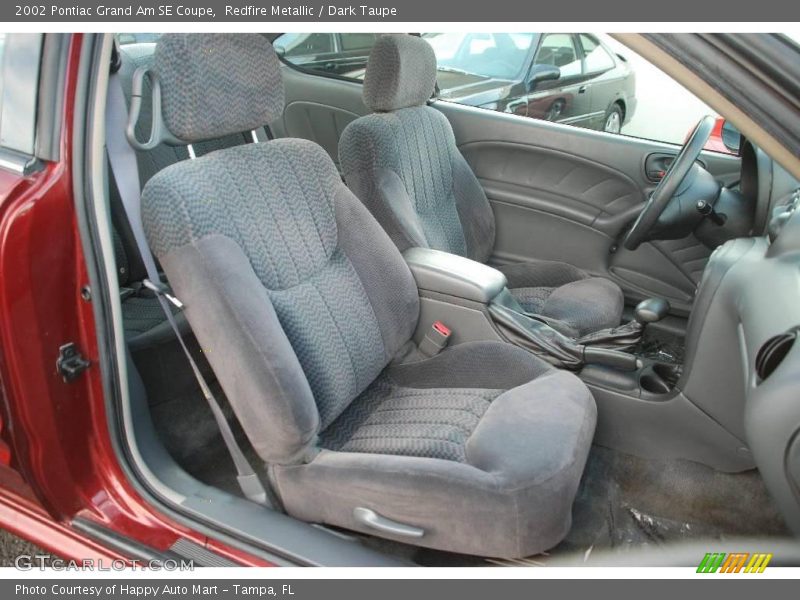 Redfire Metallic / Dark Taupe 2002 Pontiac Grand Am SE Coupe