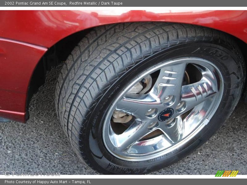 Redfire Metallic / Dark Taupe 2002 Pontiac Grand Am SE Coupe