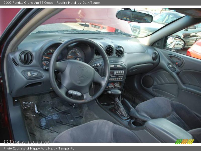 Redfire Metallic / Dark Taupe 2002 Pontiac Grand Am SE Coupe