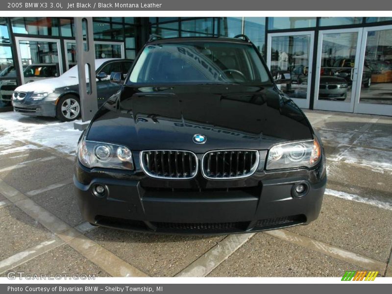 Jet Black / Black Montana Leather 2005 BMW X3 3.0i