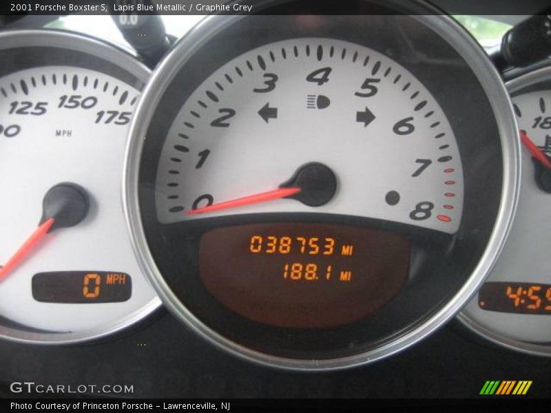 Lapis Blue Metallic / Graphite Grey 2001 Porsche Boxster S
