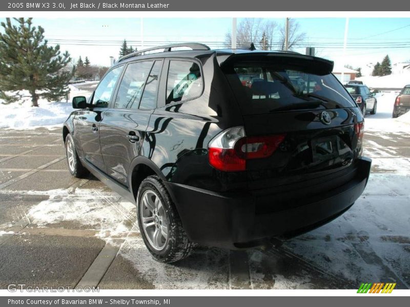 Jet Black / Black Montana Leather 2005 BMW X3 3.0i