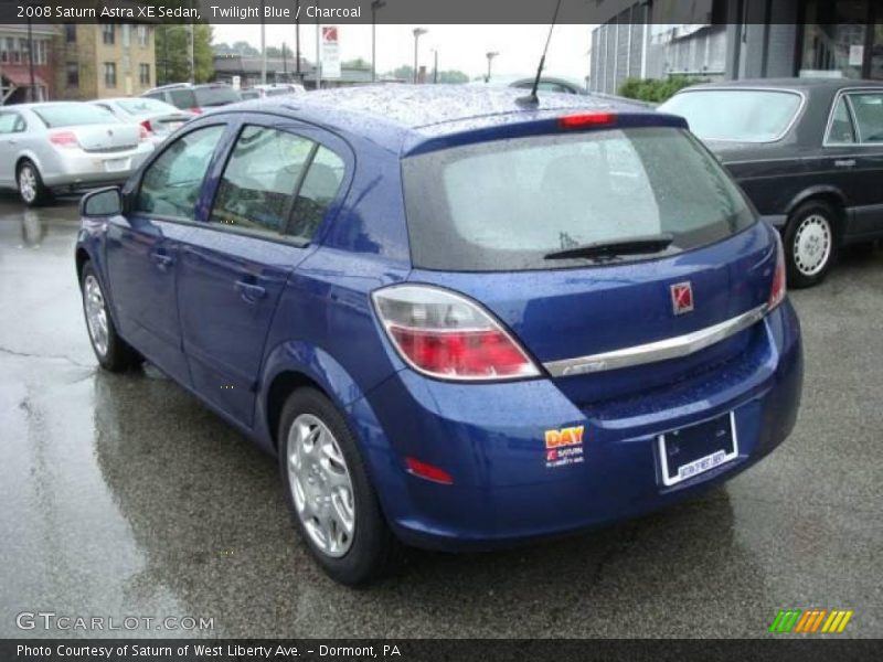 Twilight Blue / Charcoal 2008 Saturn Astra XE Sedan