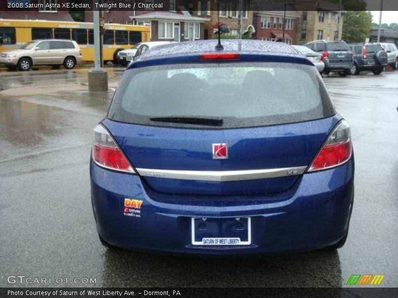 Twilight Blue / Charcoal 2008 Saturn Astra XE Sedan