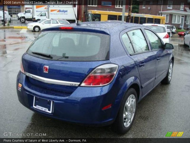 Twilight Blue / Charcoal 2008 Saturn Astra XE Sedan